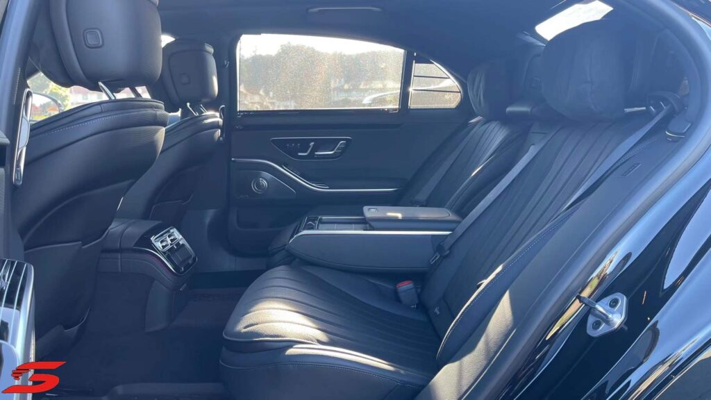 S Class interior for VIP transportation limo service